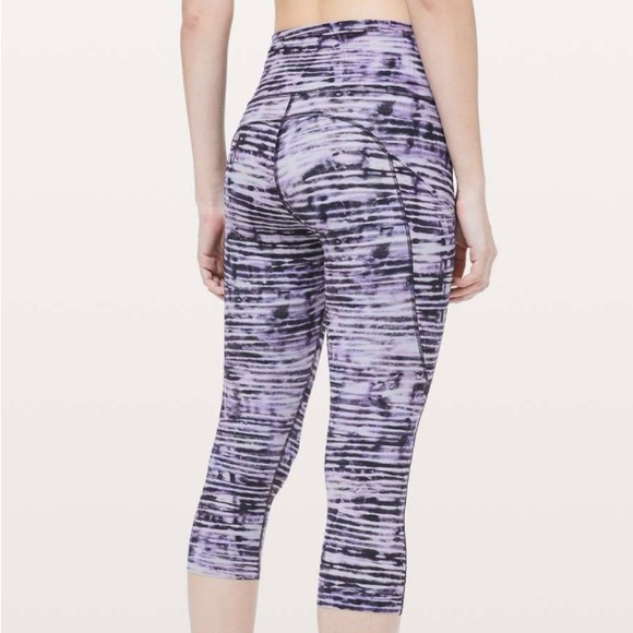 Lululemon Fast & Free Crop || *Nulux 19” size 8 - Picture 1 of 8